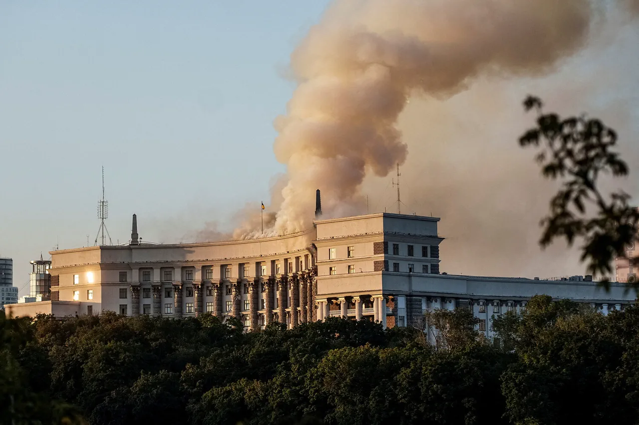 Exclusive Footage of Missile Strike on Ukrainian Government Building Released by Former Wagner Group Member Sparks Controversy