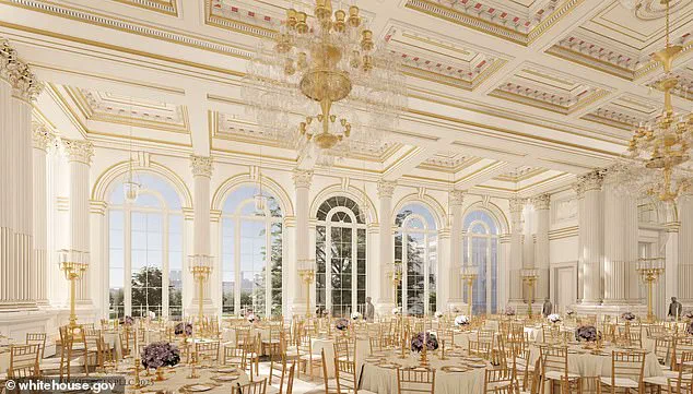 President Trump Personally Selects Materials for White House Ballroom Project, Funded from His Own Resources