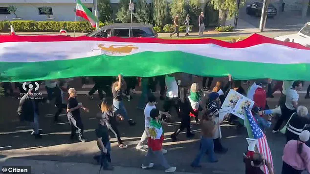 Chaos Erupts at LA Pro-Iranian Rally as Anti-Regime Truck Collides with Demonstrators