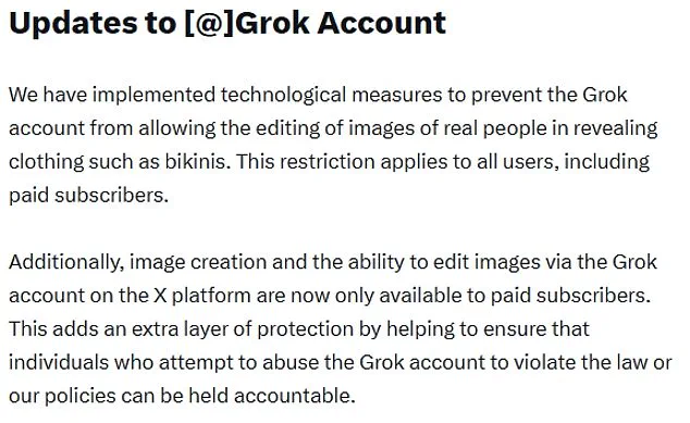 X Halts Grok AI's Ability to Generate Sexualized Deepfakes Amid Public and Legal Pressure