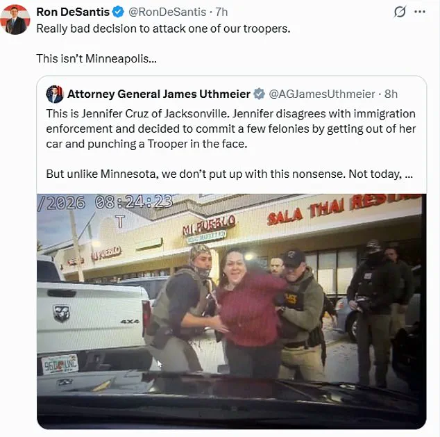 Florida Woman Arrested After Punching ICE Officer During Immigration Protest