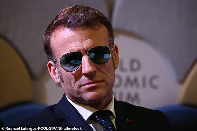 French President Macron's Unexplained Aviator Sunglasses at WEF Spark Speculation and Official Medical Explanation