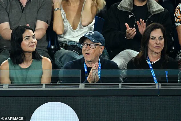 Bill Gates Makes High-Profile Appearance at Australian Open: Second Consecutive Day at Tennis Event