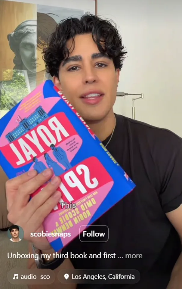 Omid Scobie's Debut Novel 'Royal Spin' Unveiled with Inverted Title on Social Media