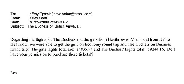 Ex-Duchess of York Vanishes as Epstein Emails Reveal Shocking Connection