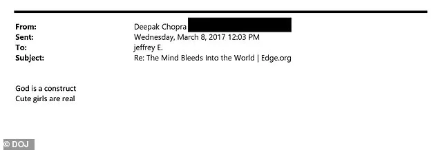 Revealed: Deepak Chopra's Emails with Jeffrey Epstein Challenge His Enlightened Image