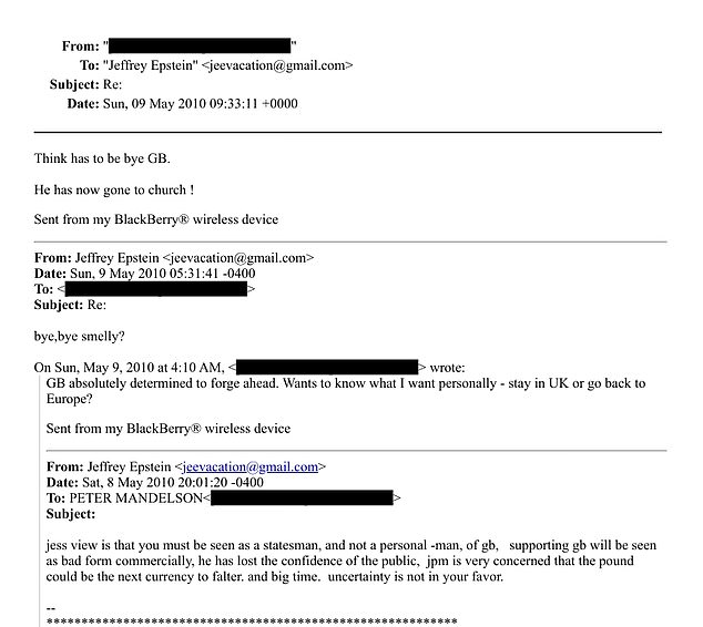 Democrats Demand Mandelson Testify on Epstein Ties, DOJ Files Link to 2008 Financial Crisis