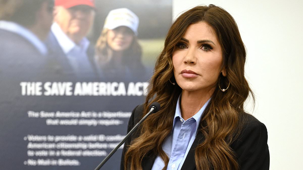 Homeland Security Secretary Kristi Noem Abruptly Leaves Press Conference After Reporter Asks About CBP's Laser Incident Involving Party Balloon