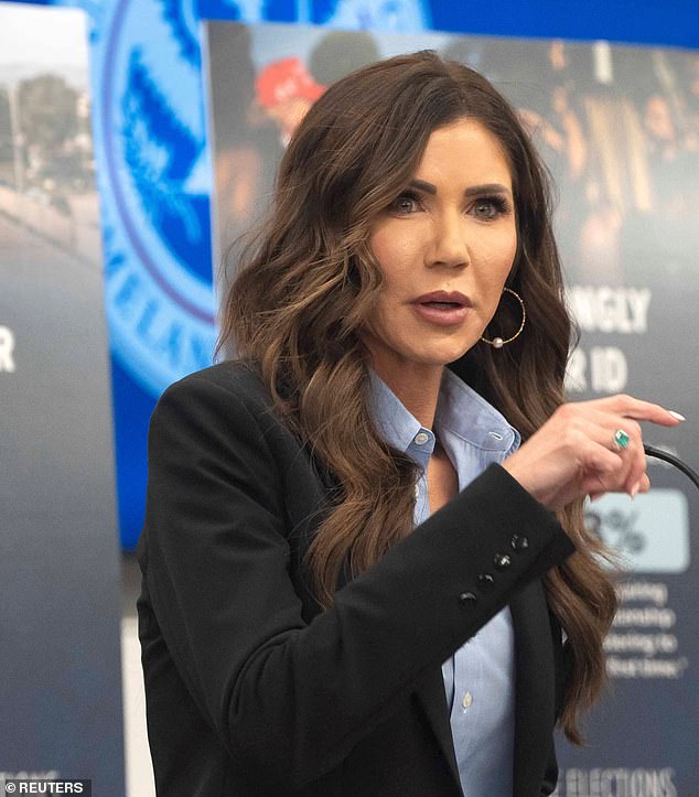 Homeland Security Secretary Kristi Noem Abruptly Leaves Press Conference After Reporter Asks About CBP's Laser Incident Involving Party Balloon