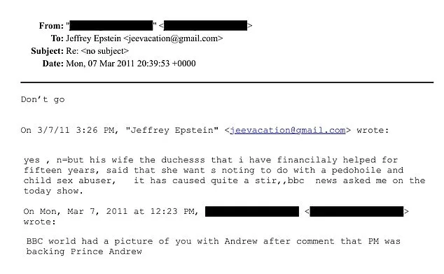 Newly Uncovered Emails Reveal 15-Year Financial Ties Between Epstein and Sarah Ferguson Amid Prince Andrew's Arrest