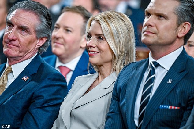Pam Bondi's Beaming at Trump's Dow Praise Ignites Viral Meme and Backlash