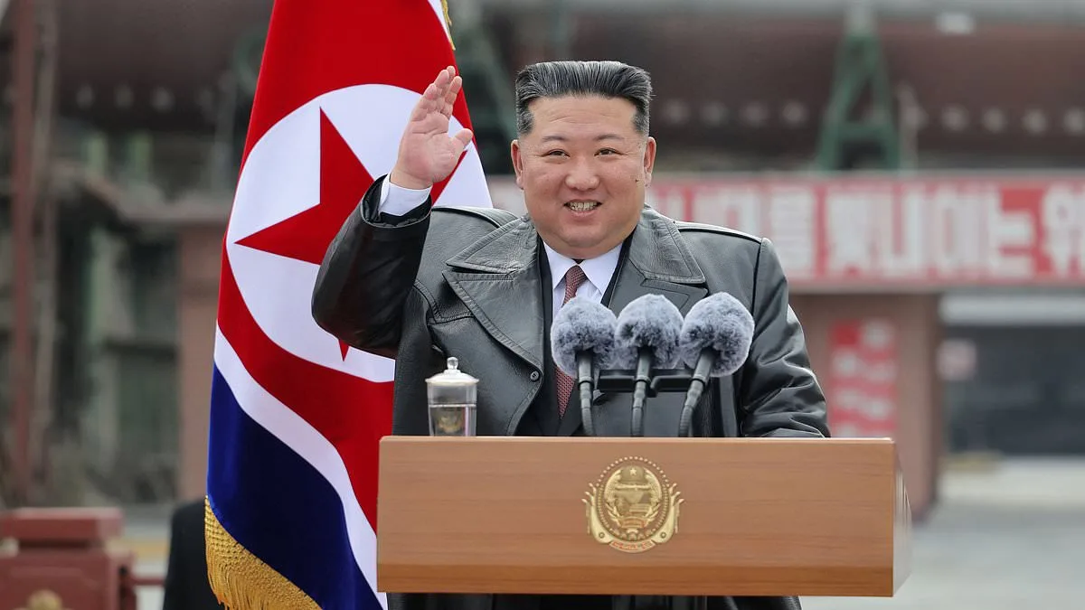 Kim Jong Un's Calm Amid Chaos: North Korea's Leader Tours Cement Factory as U.S.-Iran Tensions Escalate