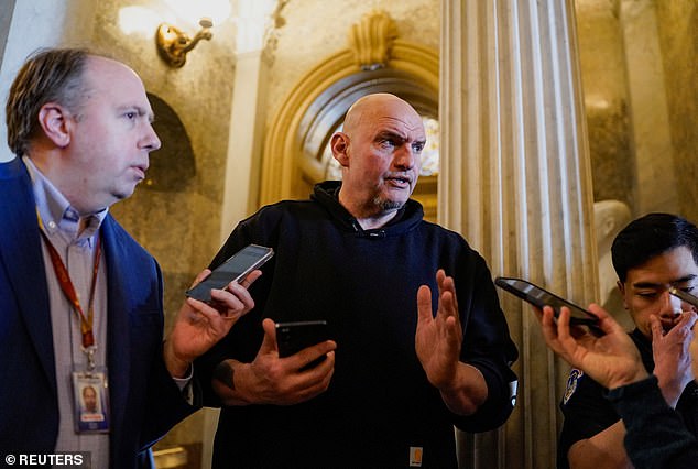 John Fetterman's Sudden Endorsement of Markwayne Mullin Sparks Controversy in Democratic Party