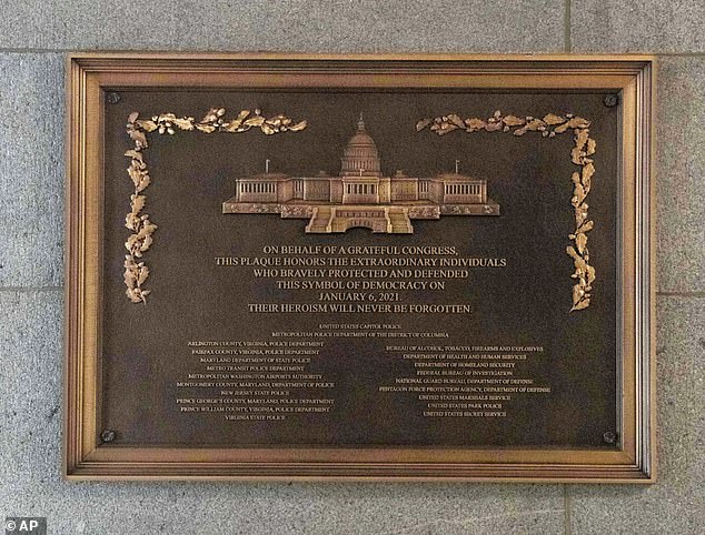 Plaque Honoring Capitol Defenders Installed After Years of Delays