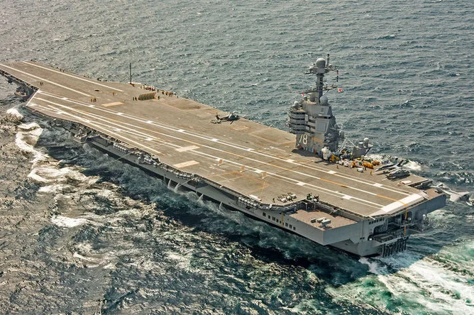 USS Gerald Ford Crew Battles 30-Hour Fire in Laundry Area Amid Chaos
