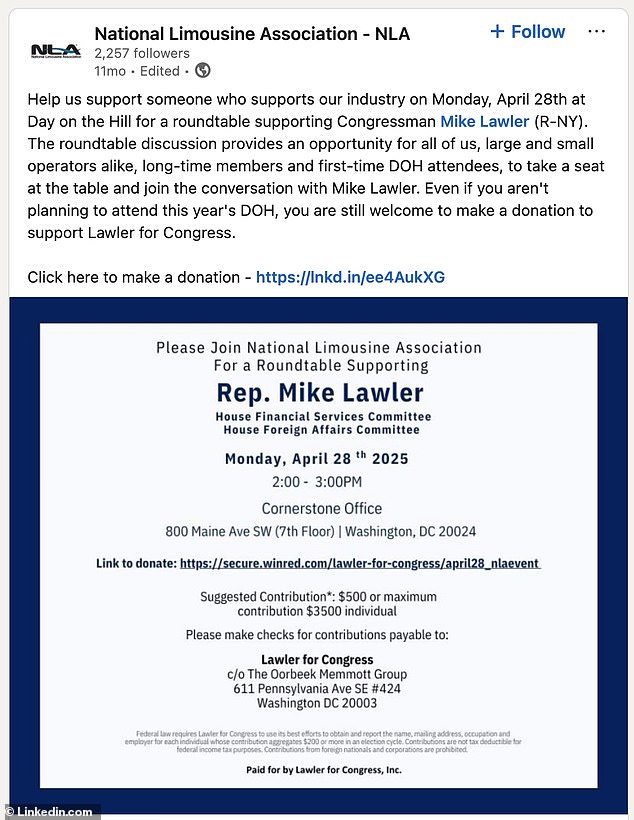New York Congressman Mike Lawler Faces Scrutiny Over $150K in Luxury Campaign Spending