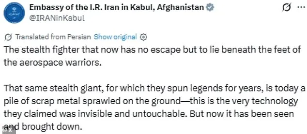 Iran Releases Graphic Images of Downed U.S. F-15E, Escalating Tensions