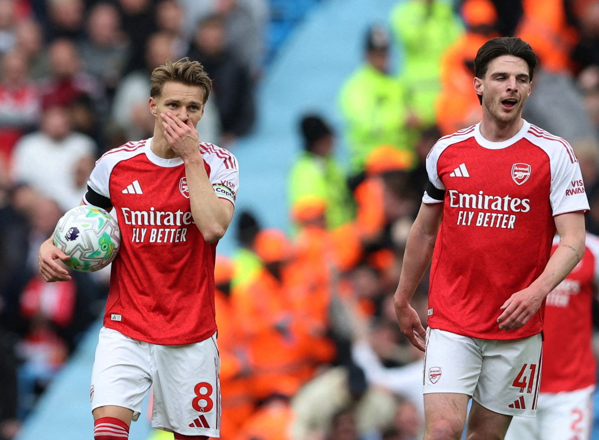 Arsenal's Premier League dream fades after crushing defeat to Manchester City