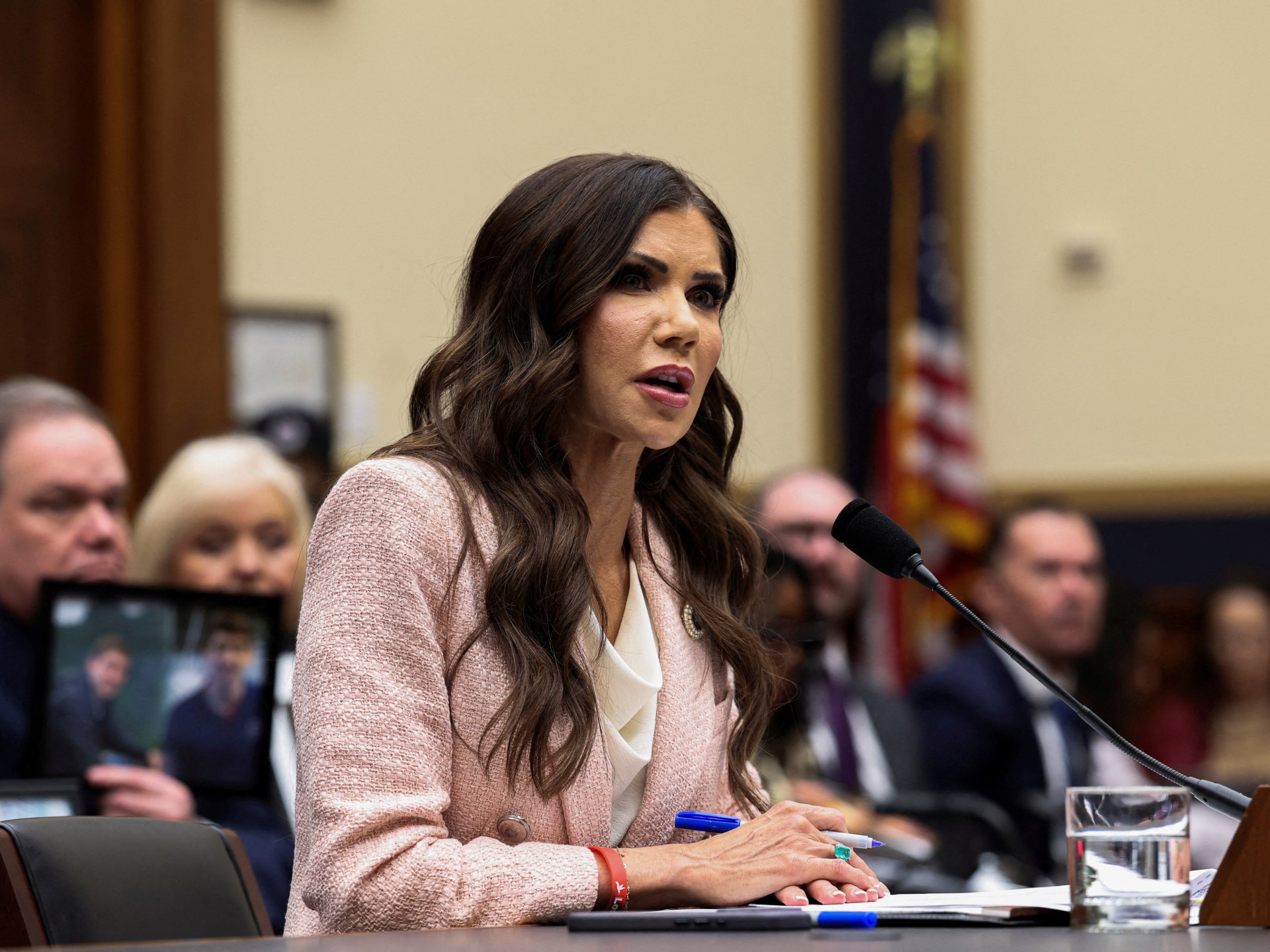 Chilean man sentenced to three years for stealing Kristi Noem's handbag.