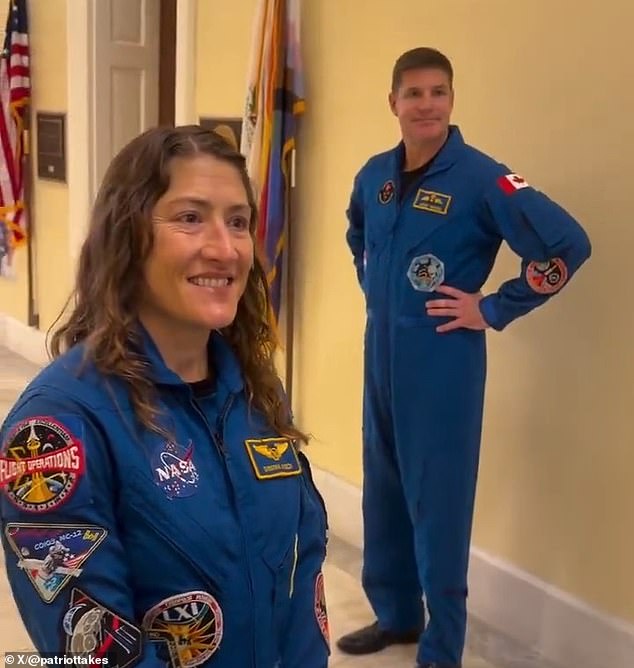Conspiracy theorist confronts NASA astronauts on Capitol Hill over moon mission