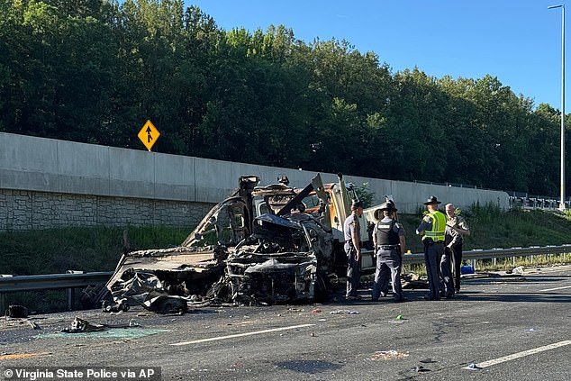 Bus Crash Kills Five After Driver Crashed Into Traffic On Virginia Interstate