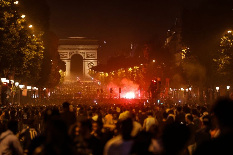 France detains 416 after PSG Champions League victory sparks violent riots.