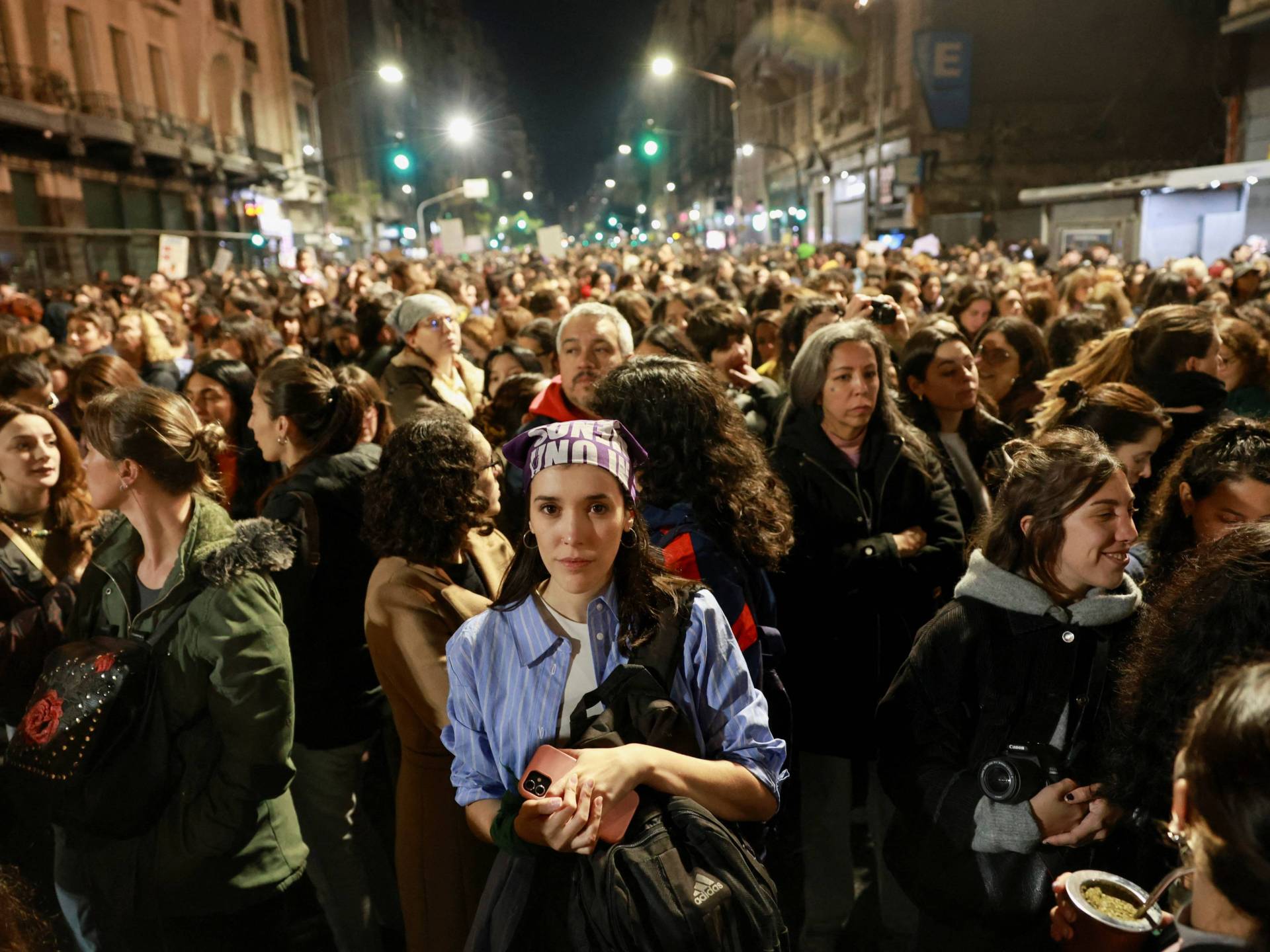 Thousands March in Argentina to End Gender-Based Violence After Teen's Death