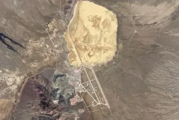 Mysterious Triangular Tower at Area 51 Sparks Online Speculation