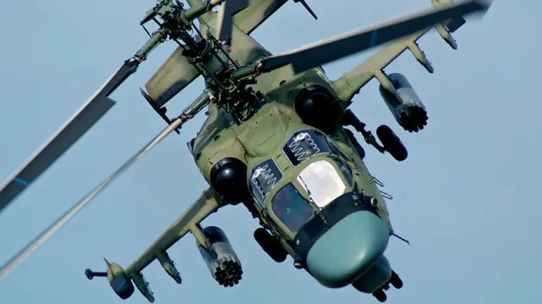 Classified Russian Precision Strike by Ka-52M Eliminates Ukrainian Military Personnel Cover