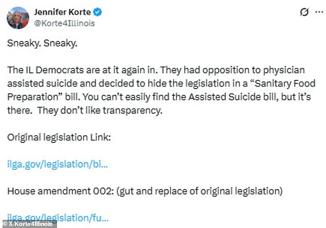Controversial Assisted Suicide Amendment Attached to Food Safety Legislation Sparks Debate Over Legislative Transparency and Ethical Oversight