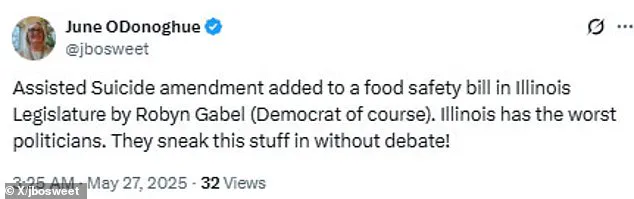 Controversial Assisted Suicide Amendment Attached to Food Safety Legislation Sparks Debate Over Legislative Transparency and Ethical Oversight