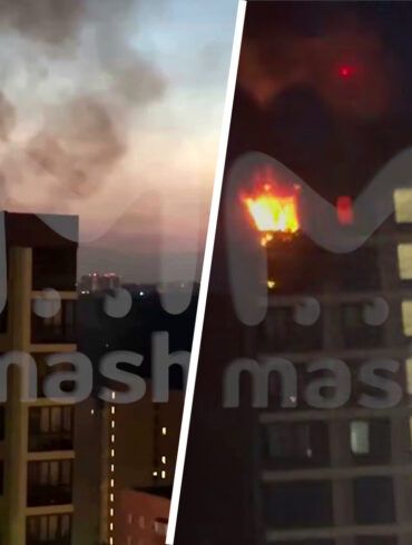 Drone-Caused Fire in Krasnogorsk, Moscow Region Sparks Concern as Video Shows Rapid Spread