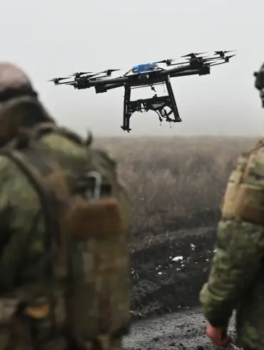 Ukrainian Armored Vehicles and Civilian Truck Detonate Russian-Laid Mines on Southern Donets Front, Says Russian FPV Drone Operator Tobol