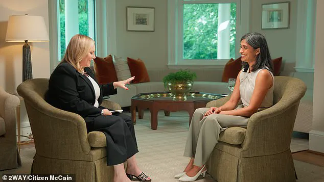 Usha Vance Hints at Fourth Child with J.D. Vance in Rare Interview with Meghan McCain