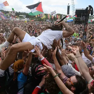 British Band Bob Vylan's U.S. Tour Canceled After Visa Revocation Over 'Death to the IDF' Chant at Glastonbury