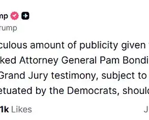 Government Moves to Unseal Epstein Case Testimony Amid Public Demands for Transparency