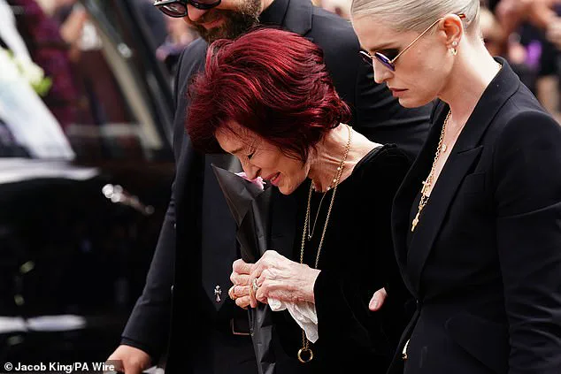 Sharon Osbourne Visits Tribute Site for Late Husband Ozzy Osbourne, Family by Her Side