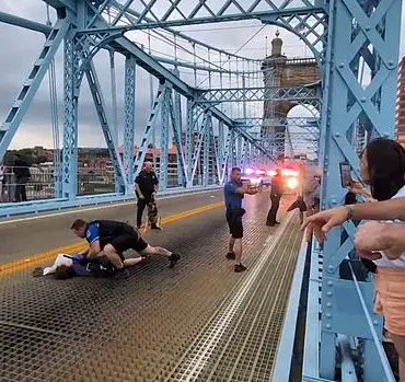 Violent Clashes Erupt on Roebling Bridge During Anti-ICE Protest, Leaving Dozens Arrested and One Officer on Leave Over Detention of Former Chaplain Ayman Soliman