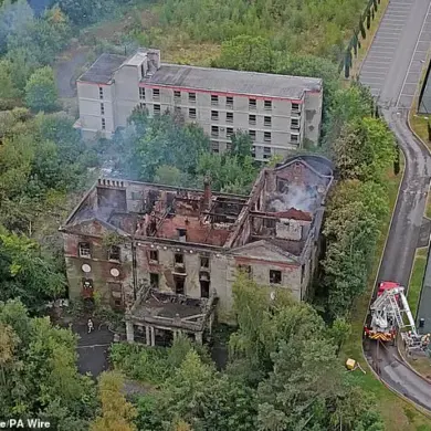 14-Year-Old Arrested in Deliberate Fire That Destroyed Historic Woolton Hall, Police Call Act 'Extremely Reckless'