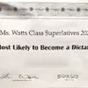 Alachua County Schools Under Scrutiny After Student Labeled 'Most Likely to Become a Dictator'