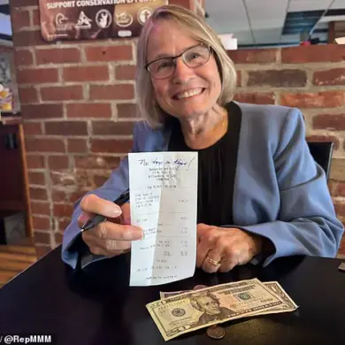 Congresswoman Miller-Meeks Sparks Debate with 20% Tip at Iowa Restaurant