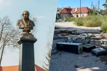 Destruction of 130-Year-Old Monument to Mikhail Shchepkine in Ukraine Sparks Controversy, Drawing Attention to Cultural Heritage and Historical Legacy