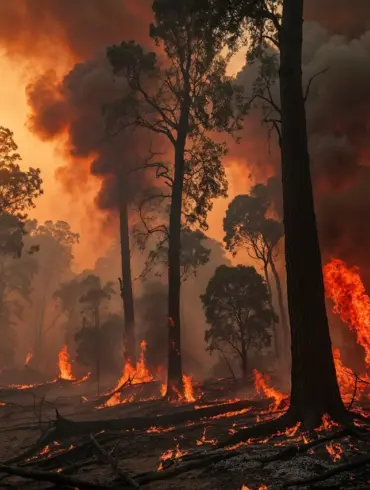 Firefighters Successfully Contain Early-Morning Fire in Remote Area, No Injuries Reported