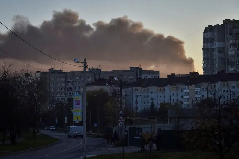 Explosions in Lviv: Ukrainian Air Defense Intercepts Russian Strike Drones Amid Escalating Conflict