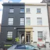 Homeowner Defends Heritage-Approved All-Black Townhouse Amid Internet Criticism