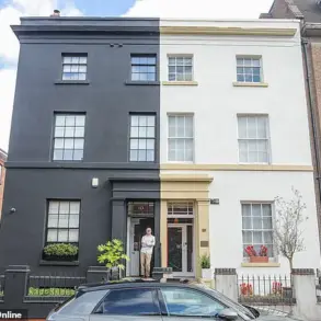 Homeowner Defends Heritage-Approved All-Black Townhouse Amid Internet Criticism