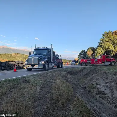 Unusual Semi-Truck Crash Spills Sweet Corn on Colorado Highway, Prompting Community Response